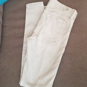 7 For All Mankind Skinny Grey Jeans size 30